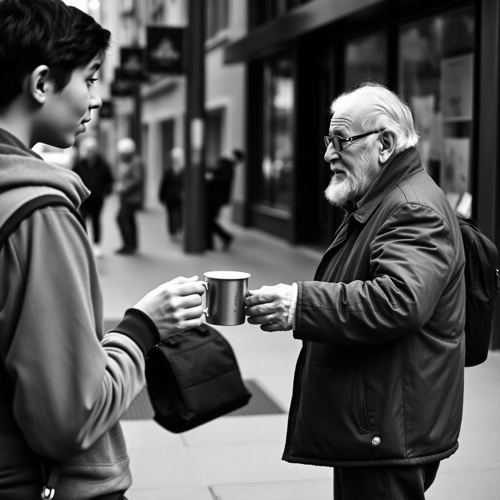 A coffee for the man on 3rd Street